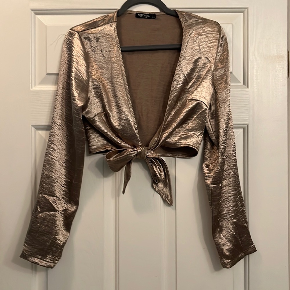 Front Tie Crop Top